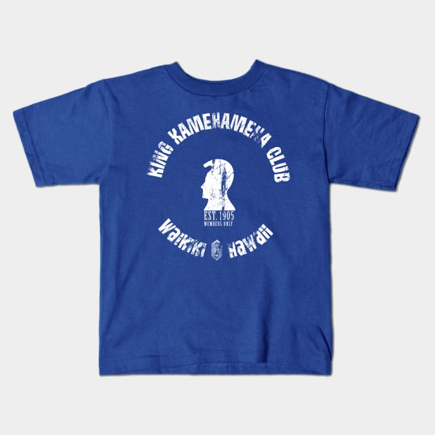 King Kamehame Club Kids T-Shirt by fatbastardshirts